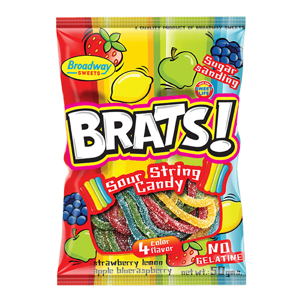 brats-sour-string-candy-bag Brats Sour String Candy - Image 1