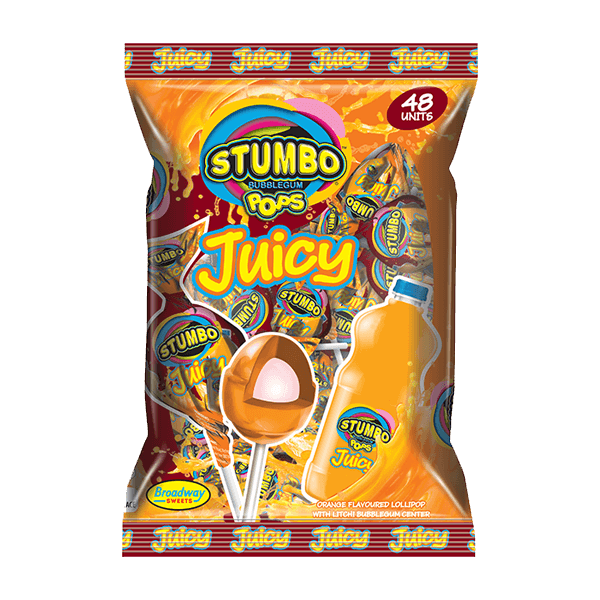 Stumbo-Juicy-Broadway-Sweets Stumbo Juicy Lollipops 48 - Image 1