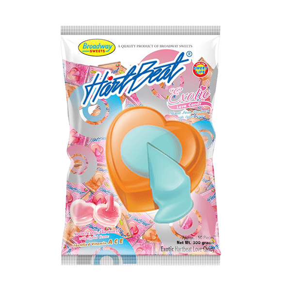 heart-beat-exotic-300gr-bag HartBeat Love Candy Exotic Assorted 50 - Image 1