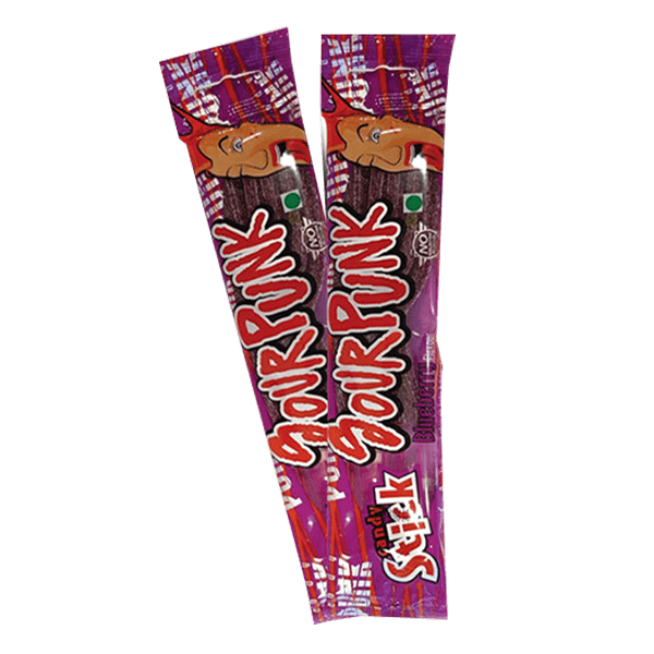 sour-punk-stick-blackberry-bag Sour Punk Candy Sticks - Blueberry - Image 1